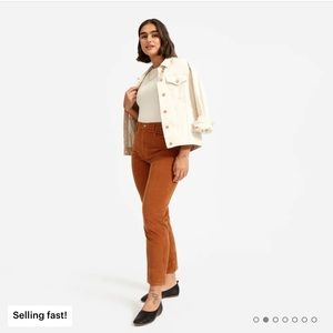 NWT Everlane Cheeky Straight Corduroy Pant (acorn)